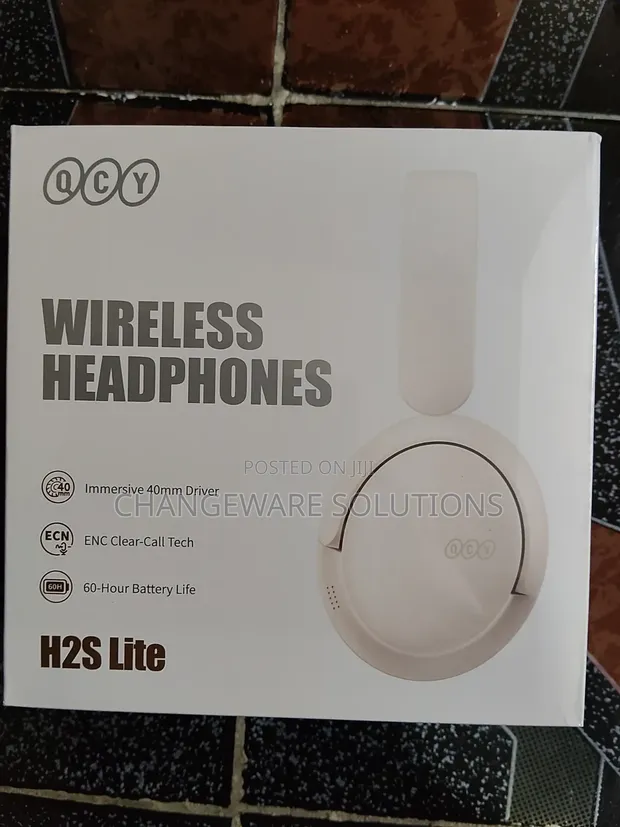 QCY H2S Lite Wireless Over-Ear Headphones - Fari - 1