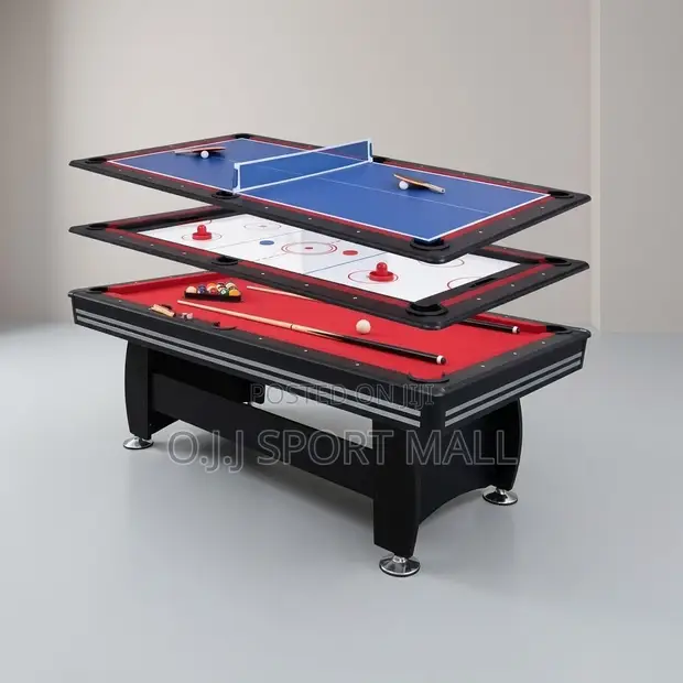 3-in-1 Multi-Game Pool & Snooker Table - 1