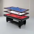 3-in-1 Multi-Game Pool & Snooker Table - 1