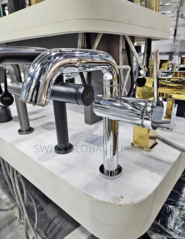 Master Basin Mixer Tap - Single Hole, Steel - 1