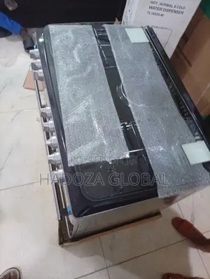 Maxi 90x60cm Bakin Karfe Gas Cooker - Sabon Abu