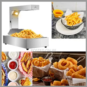 Commercial Stainless Steel French Fry Warmer/Heat Lamp