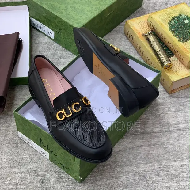 Authentic Gucci Logo Loafers - Men's Size 40-46 - 1