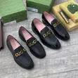 Gaskiyar Gucci Logo Loafers - Mazan Girma 40-46 - 3