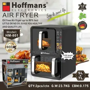 Hoffmann Dual Air Fryer 12L