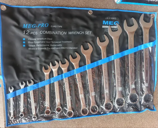 Meg-Pro Euro Type Spanner Set (6-32mm) - 1