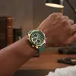 Naviforce Men's Digital Analog Quartz Leather Watch - 1
