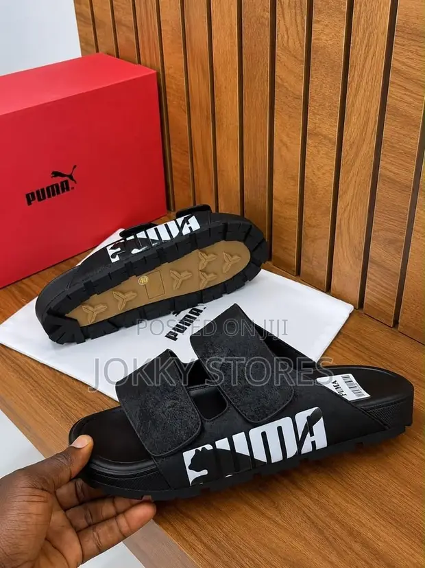 Puma Slides - Black - 1