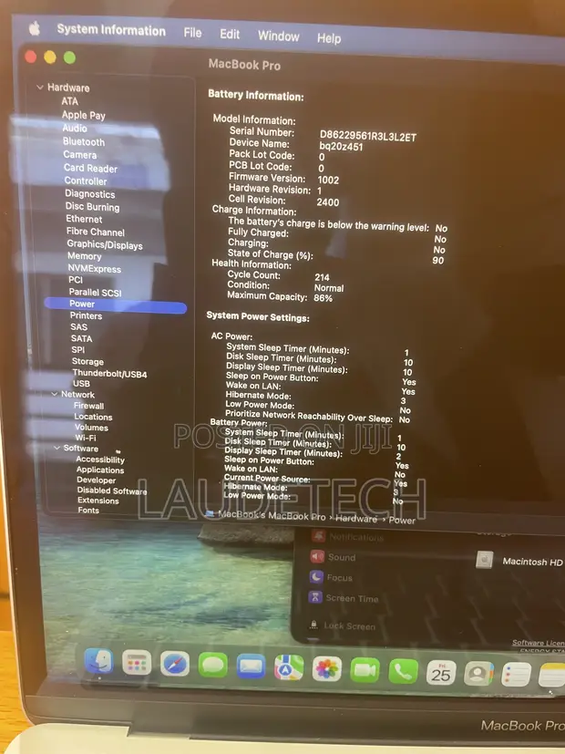 Apple MacBook Pro 2022 M2 16GB RAM 256GB SSD - 1