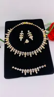 Elegant Fashion Jewelry Set - Silver - 4