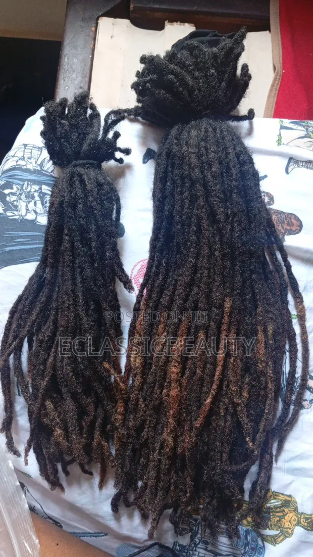 14-Inch Natural Human Hair Locs - 1