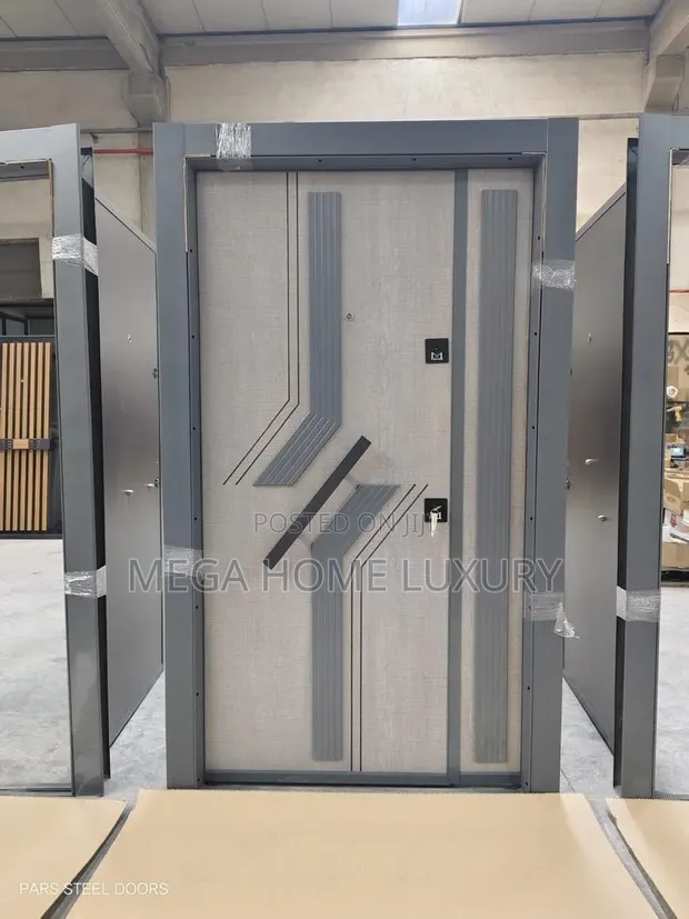 Gray Security Turkish Entrance Door - 1