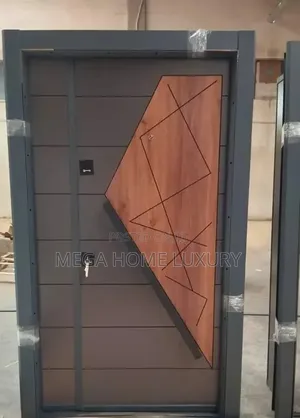 MEGA HOME LUXURY Security Door - Black Composite
