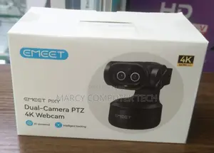 EMEET Pixy Dual-Camera PTZ Webcam 4K