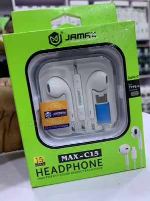 Original JAMAX MAX-C15 Type-C Stereo In-Ear Earphones