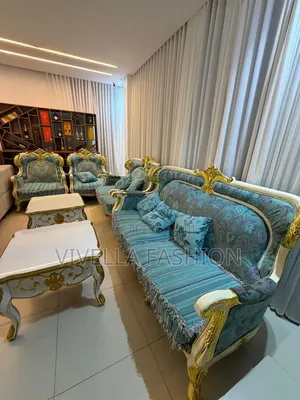 7 Seater Turkish Sofa with Double Table
