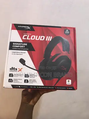 HyperX Cloud III Wired Gaming Headset - Red/Black