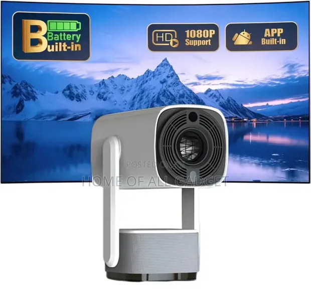 K2 Projector Mai Caji 4K Android 11, Da Baturi, Bluetooth - 1