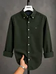 Tommy Hilfiger Oxford Plain Shirt - Red - 3