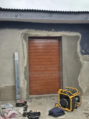 Galvanized Roller Shutter Door - 4ft x 8ft | Brown