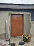 Galvanized Roller Shutter Door - 4ft x 8ft | Brown - 1