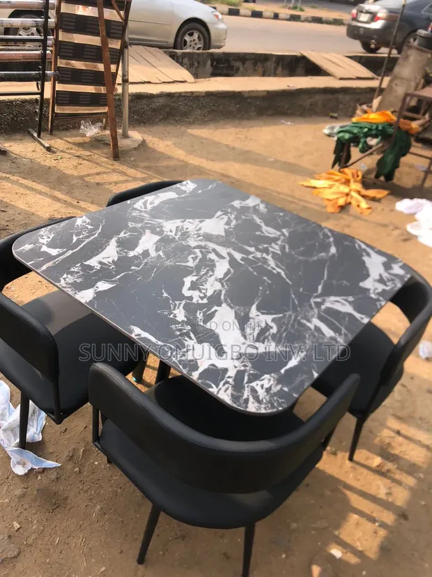 Luxury High Class Dining Set - Marble Top - 1