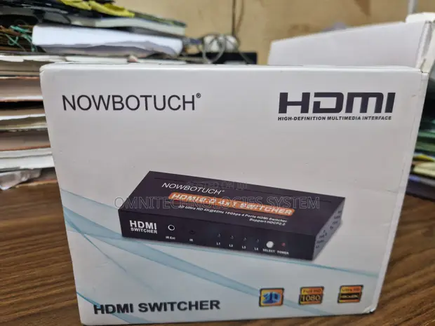 NOWBOTUCH 4K 4x1 HDMI 2.0 Switcher Box - 1