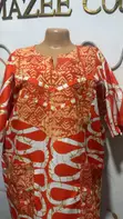 Ready to Wear Gown Guda Ɗaya da Doguwa - Cotton - 1
