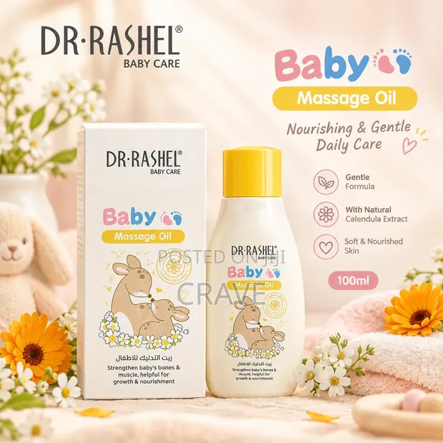 Dr. Rashel Baby Massage Oil - 100ml - 1