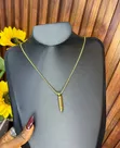 Unisex Stainless Steel Necklace (Gold/Silver) - 2
