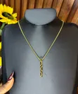 Unisex Stainless Steel Necklace (Gold/Silver) - 4