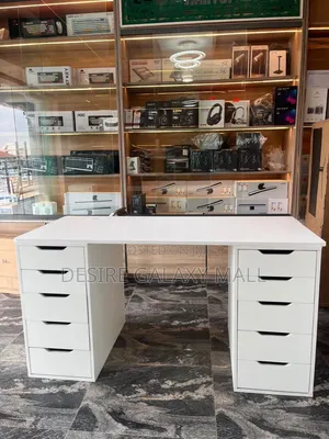 1.6m Table Top with Two Large Side Drawers