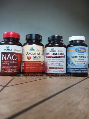 Ubiquinol CoQ10 + NAC + Myo Inositol + Omega 3 Fish Oil