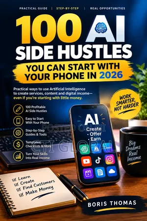 100 AI Side Hustles Ebook for Phone Users