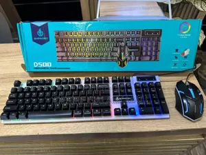 Shipadoo D500 Hasken Keyboard da Mouse Combo