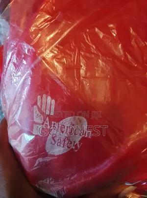 American Safety Red PVC Chemical-Resistant Work Gloves