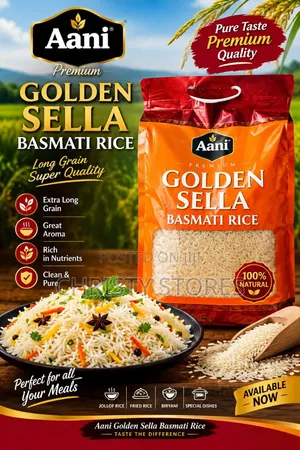 Aani Golden Sella Basmati Rice 50kg