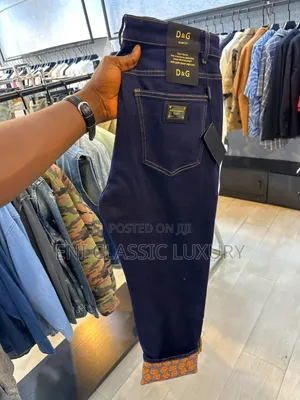 Louis Vuitton Classic Men's Jeans - Blue