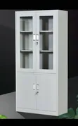 Modern Executive L-Shaped Office Desk with LED Lighting & Storage - 2