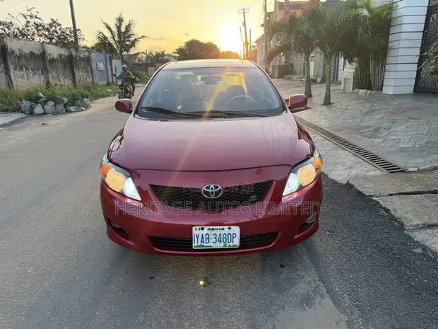 2010 Toyota Corolla S Sedan Burgundy - 1