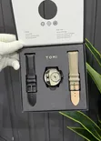 Tomi Double Leather Watch Set - 1