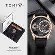 Tomi Double Leather Watch Set - 4