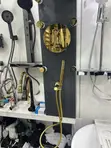 Luxury Gold Conduit Shower Set - 3