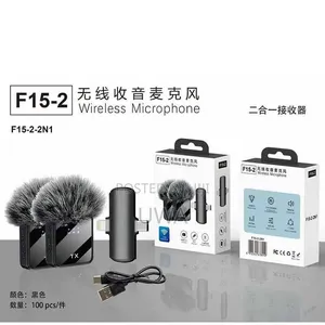 F15-2 Dual Wireless Lapel Mic (Type-C/Lightning)