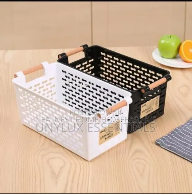 Plastic Storage Basket - Multipurpose Home Organizer - 1