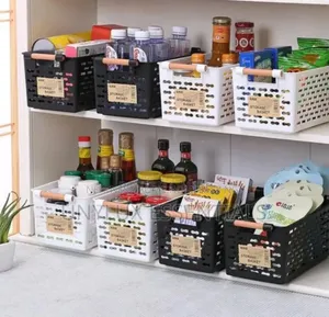 Plastic Storage Basket - Multipurpose Home Organizer