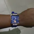 Unisex Rubber Wristwatch - Blue/Black - 1