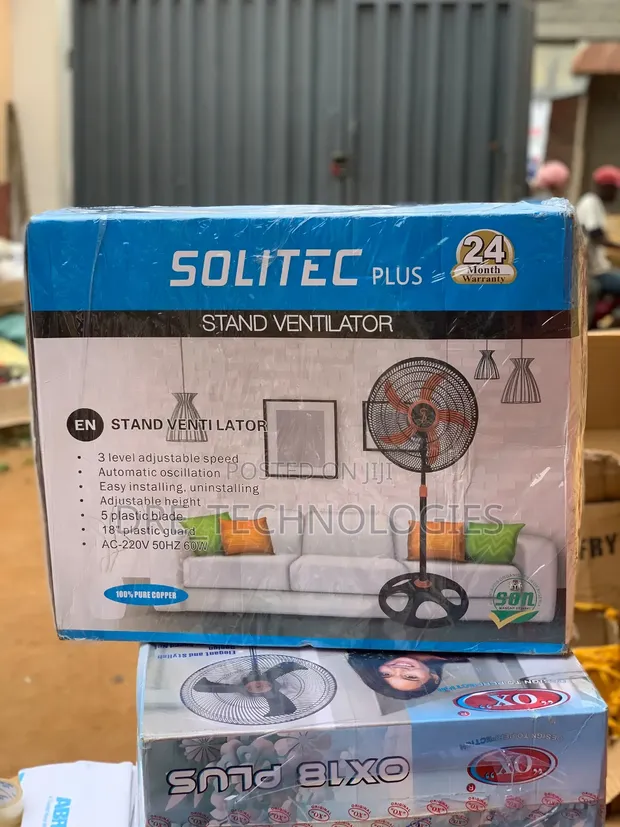 Solitec Plus 18-Inch Standing Fan - 1