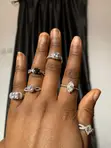 Sterling Silver Engagement Rings - Jewel Brand - 2