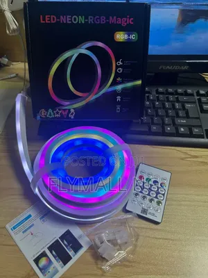 LED Neon RGB Magic Flexible Strip Light tare da Remote & App Control